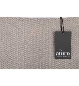 Abażur z tkaniny taupe Aluro L