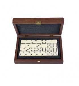 Ekskluzywne domino w pudełku drewnianym 24x17cm - DXL20