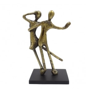 Tańcząca para- figurka  metalowa MT205