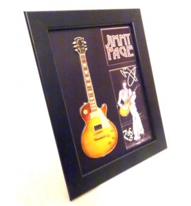 Mini gitara Jimi Page w ramce  FMG-012