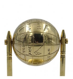 Mosiężny globus z kompasem NC1160
