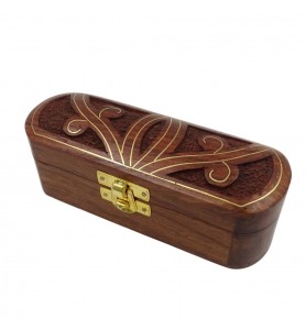 Podłużne Pudełko Drewniane – SE19  15,2 x 5,1 cm