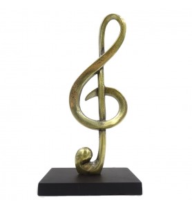 Statuetka klucz wiolinowy - prezent dla muzyka – MUS-21