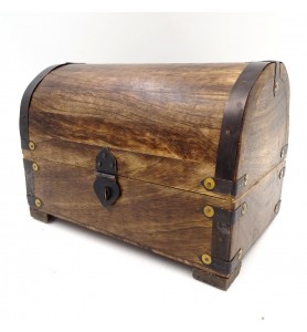 Drewniane pudełko na prezent - Skrzynia na skarby – SE26