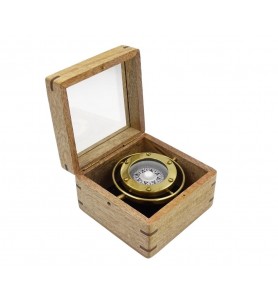 Kompas przechyłowy Gimble w pudełku drewnianym BN-2056