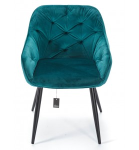 Krzesło tapicerowane PICADO blue Aluro