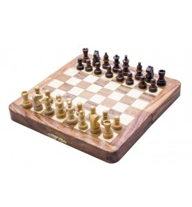 Szachy drewniane magnetyczne - gra strategiczna - G201Z
